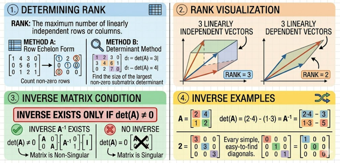 Rank and inverse diagram