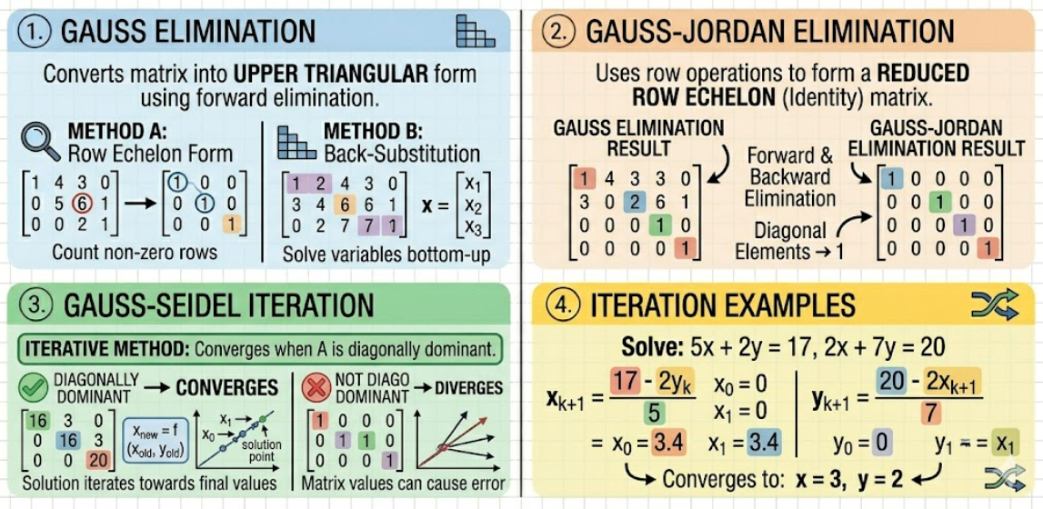 Numerical methods diagram