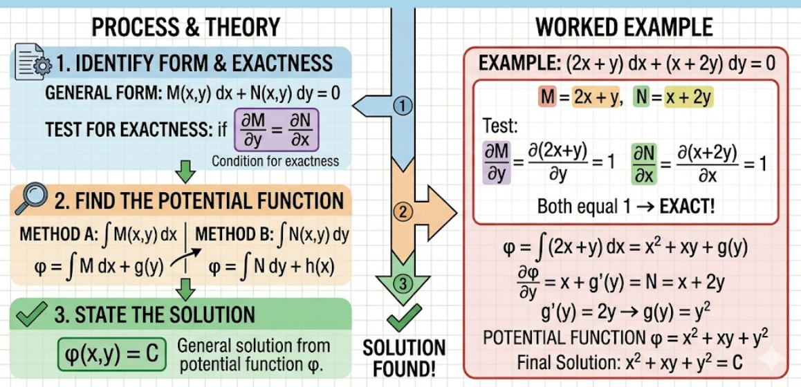Exact ODE diagram