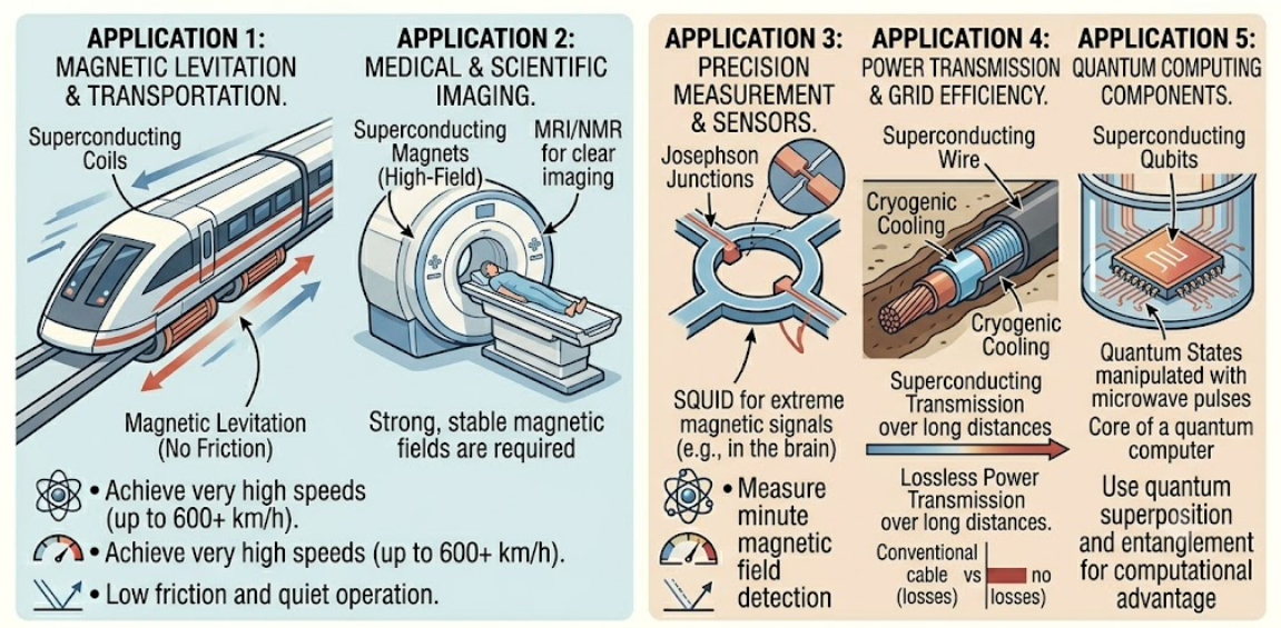 Applications of Superconductors diagram
