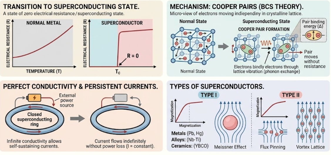Superconductivity diagram